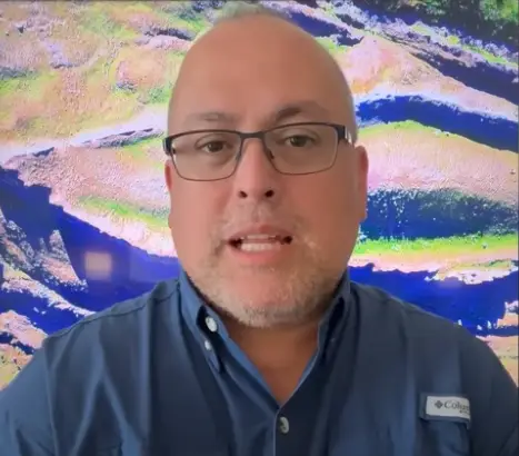 Andrew Jones is convinced the scans prove it's the ark (CBN News/YouTube)