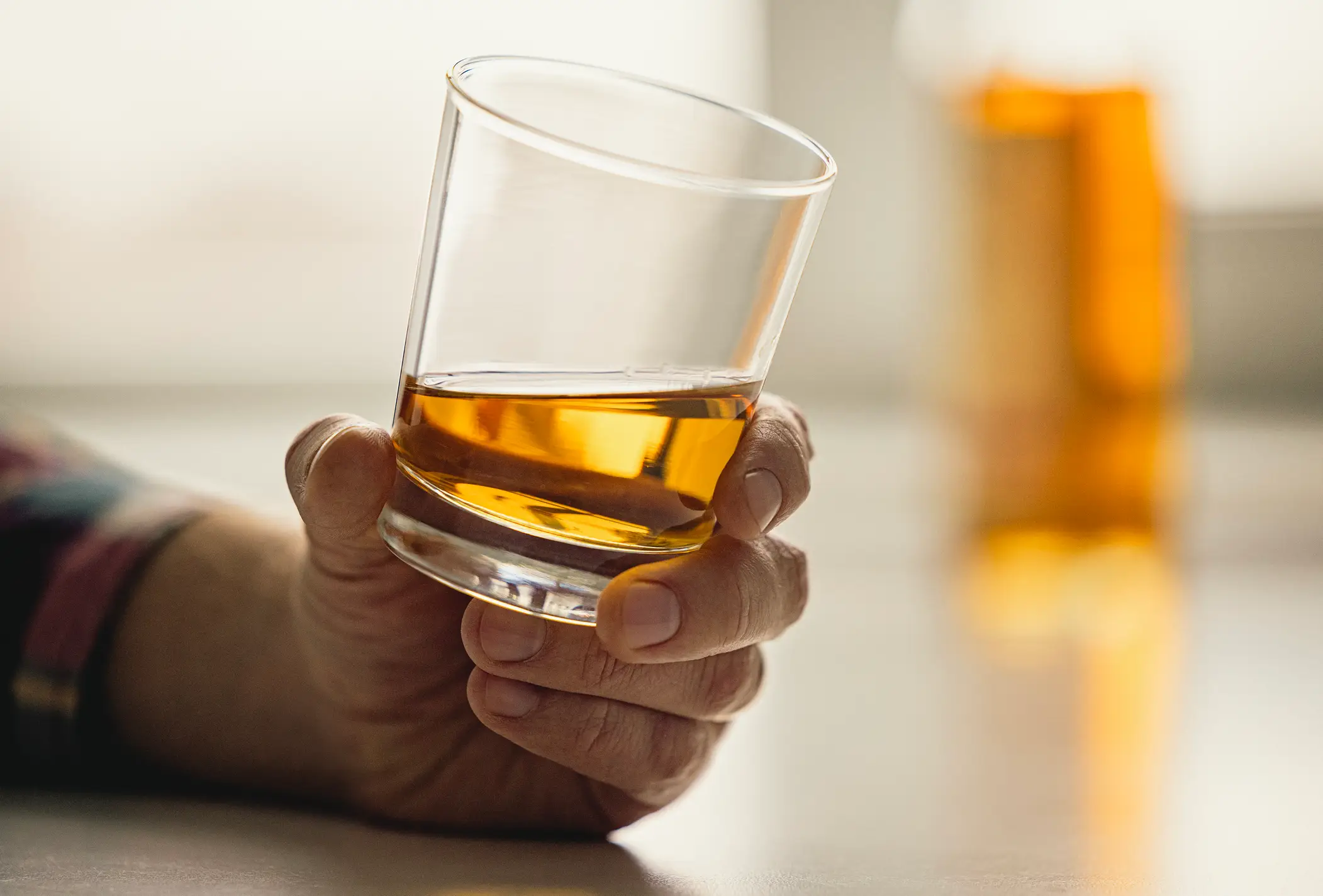 A sober alcoholic has shared three major differences between social drinkers and alcoholics (Getty Stock)