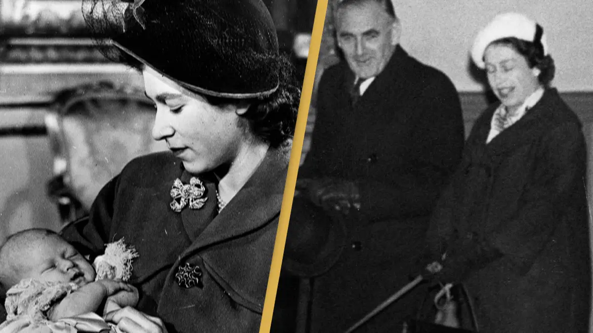 Extremely rare photos of Queen Elizabeth pregnant are going viral