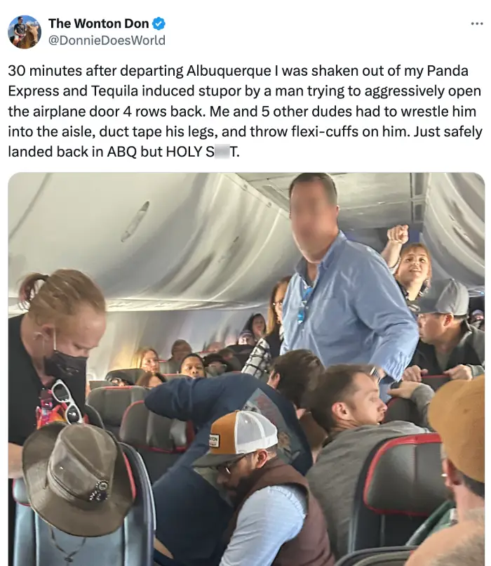 Etkind claimed the man didn't resist too much.