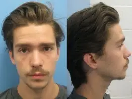 Tyler Boebert was arrested on Sunday for multiple charges including sexual exploitation of a child, but was released the same day on a $10,000 bond (Garfield County Sheriff's Office)