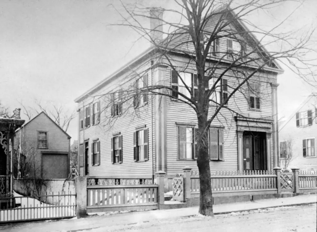 The Borden family home on Second Street.(Wikimedia Commons)
