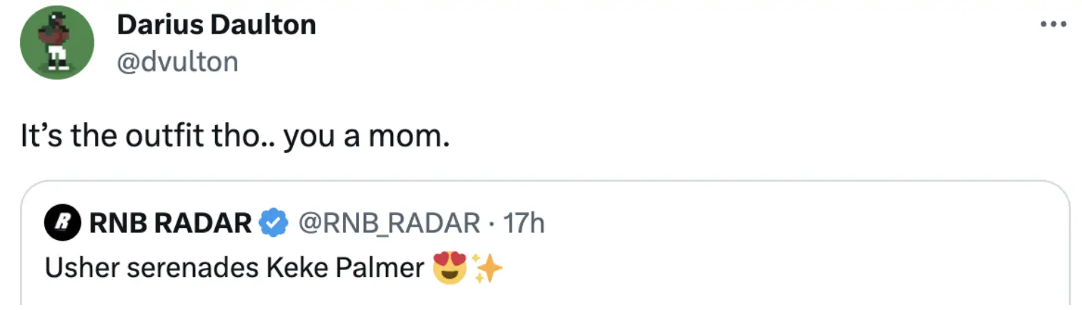 Keke Palmer's boyfriend publicly shamed her for the outfit she wore to an Usher concert.