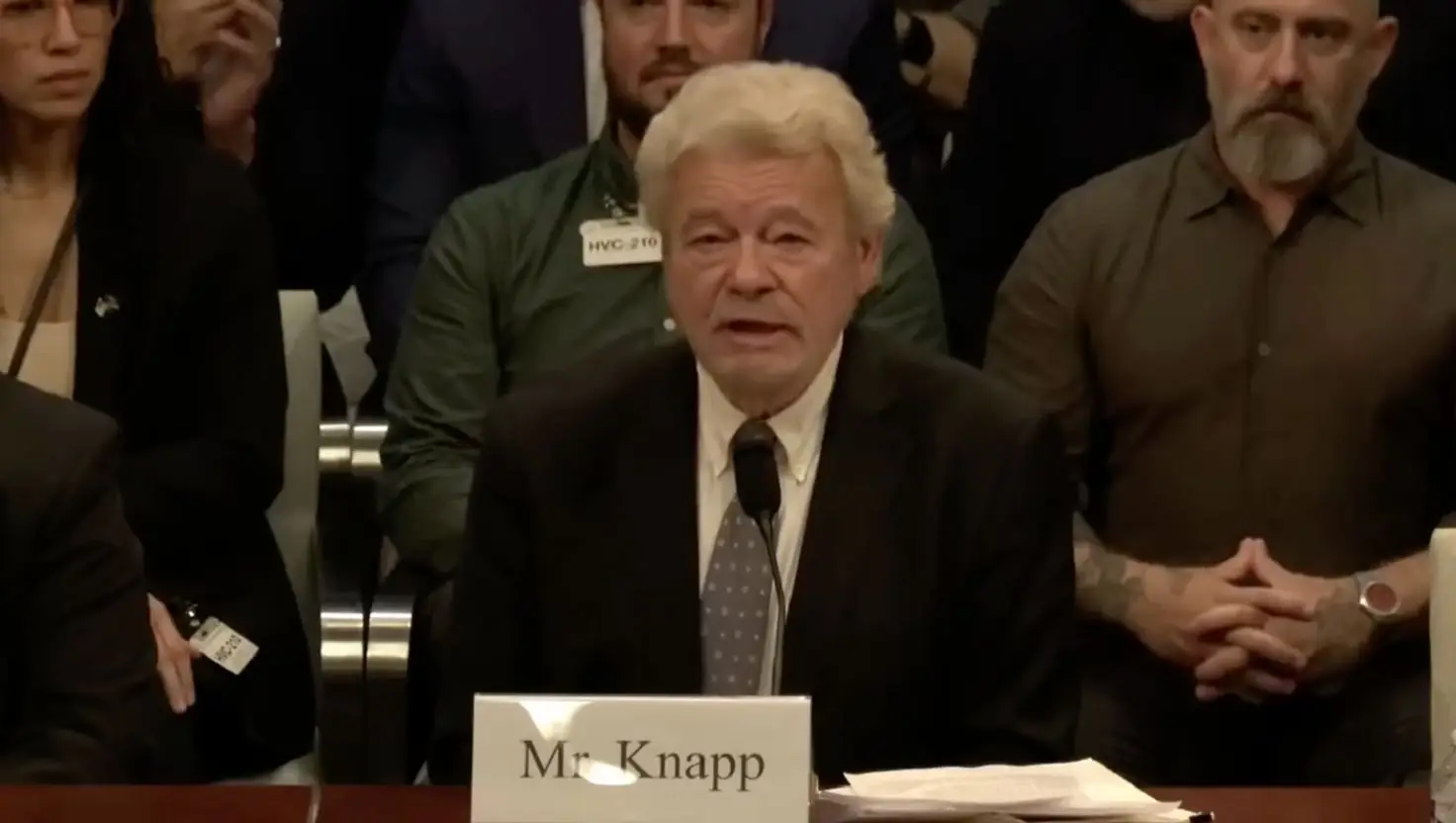 George Knapp made a serious case for the existence of UAPs in front of a Congressional committee (NewsNation/YouTube)