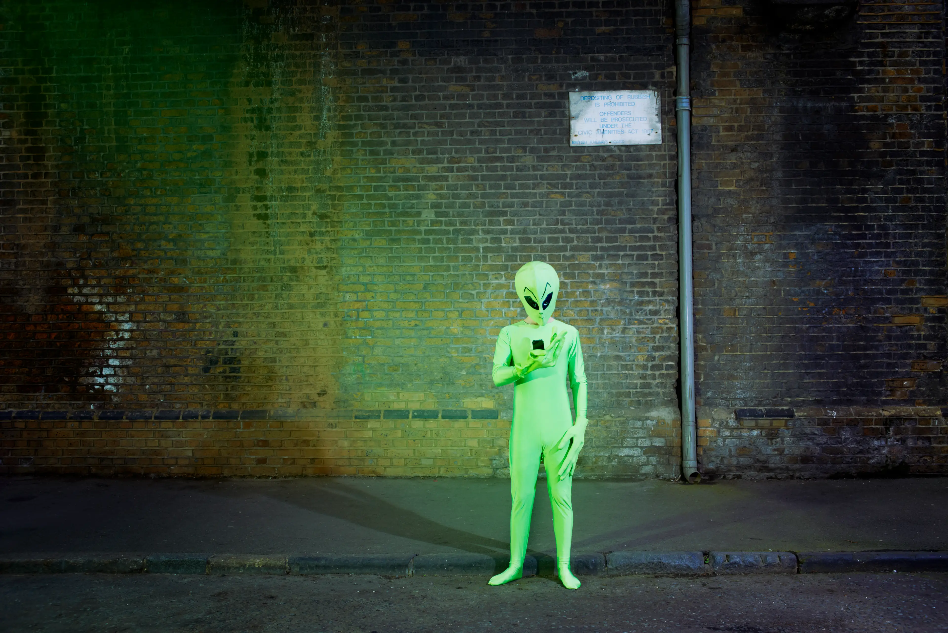 People can also submit more comical 'alien' videos.