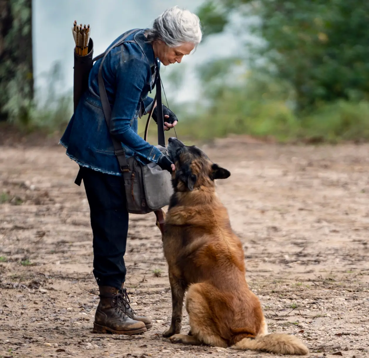 Seven starred in The Walking Dead as Dog. (AMC)