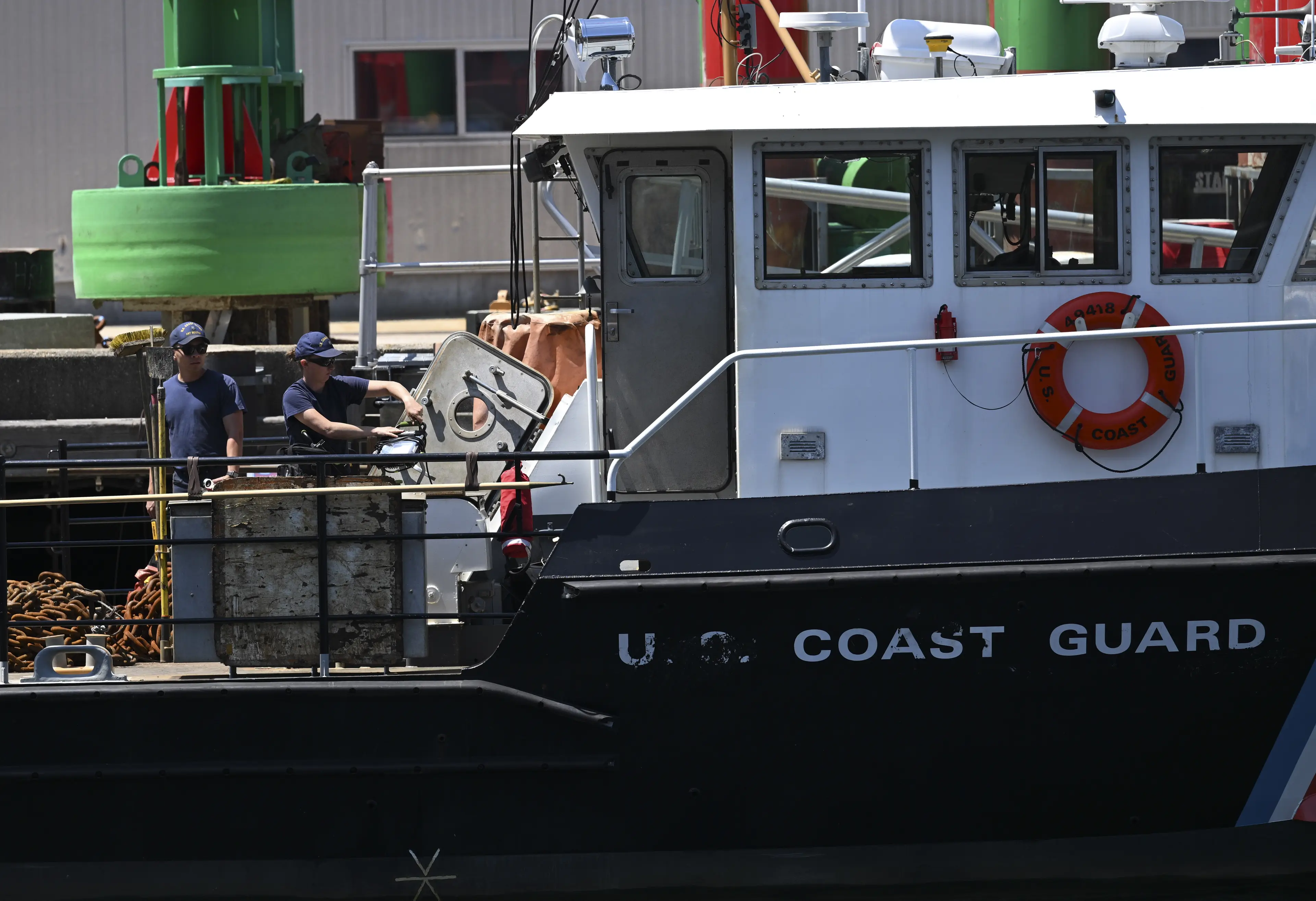 The US Coast Guard took over the search for the man (Getty Images/ Fatih Aktas/ Anadolu Agency)