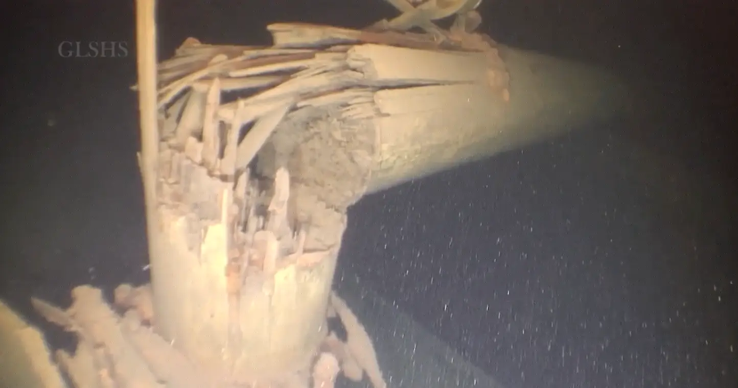 The wreckage took years to find (The Great Lakes Shipwreck Historical Society)