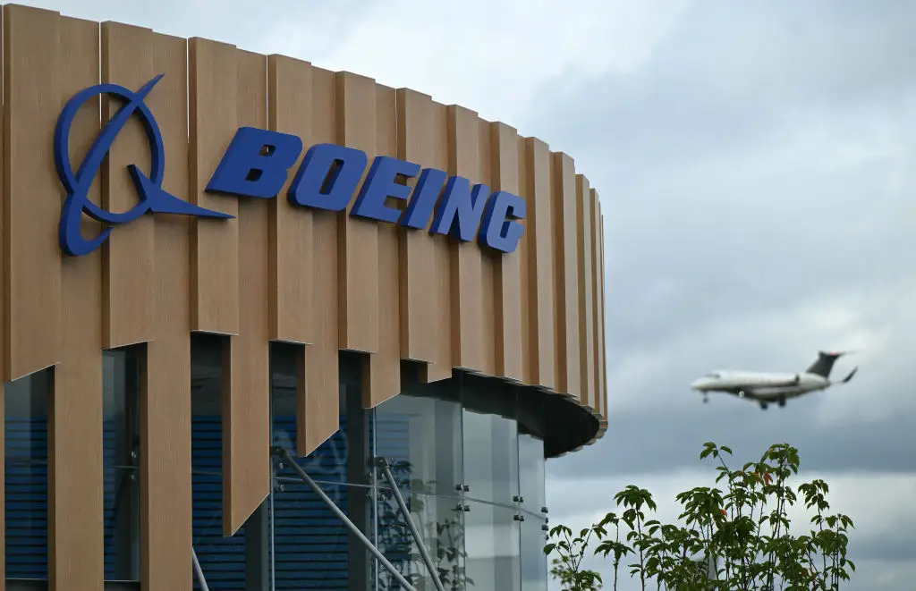 The new doc examines the airplane manufacturing company through interviews with current and former employees, journalists, and families affected by the two fatal 737 MAX crashes (JUSTIN TALLIS/AFP via Getty Images)