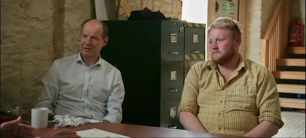 Cooper and Ireland were visibly shocked by the news (Prime Video)