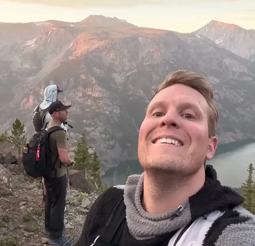 David Cifaldi was hiking with two friends (YouTube/KCEN)