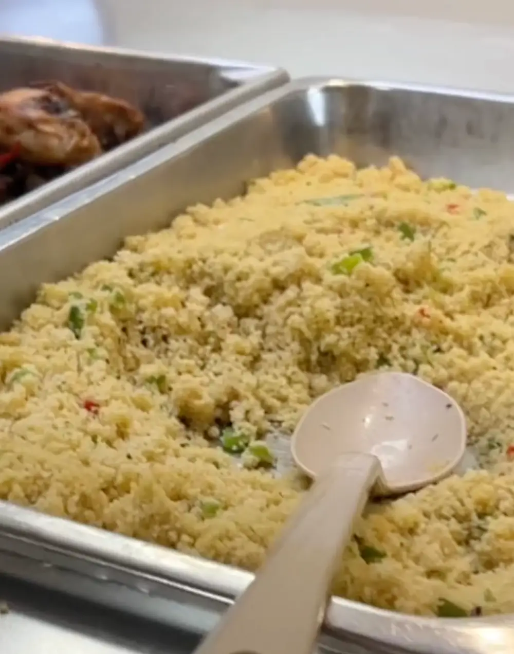 Some of the free food provided on the ship.