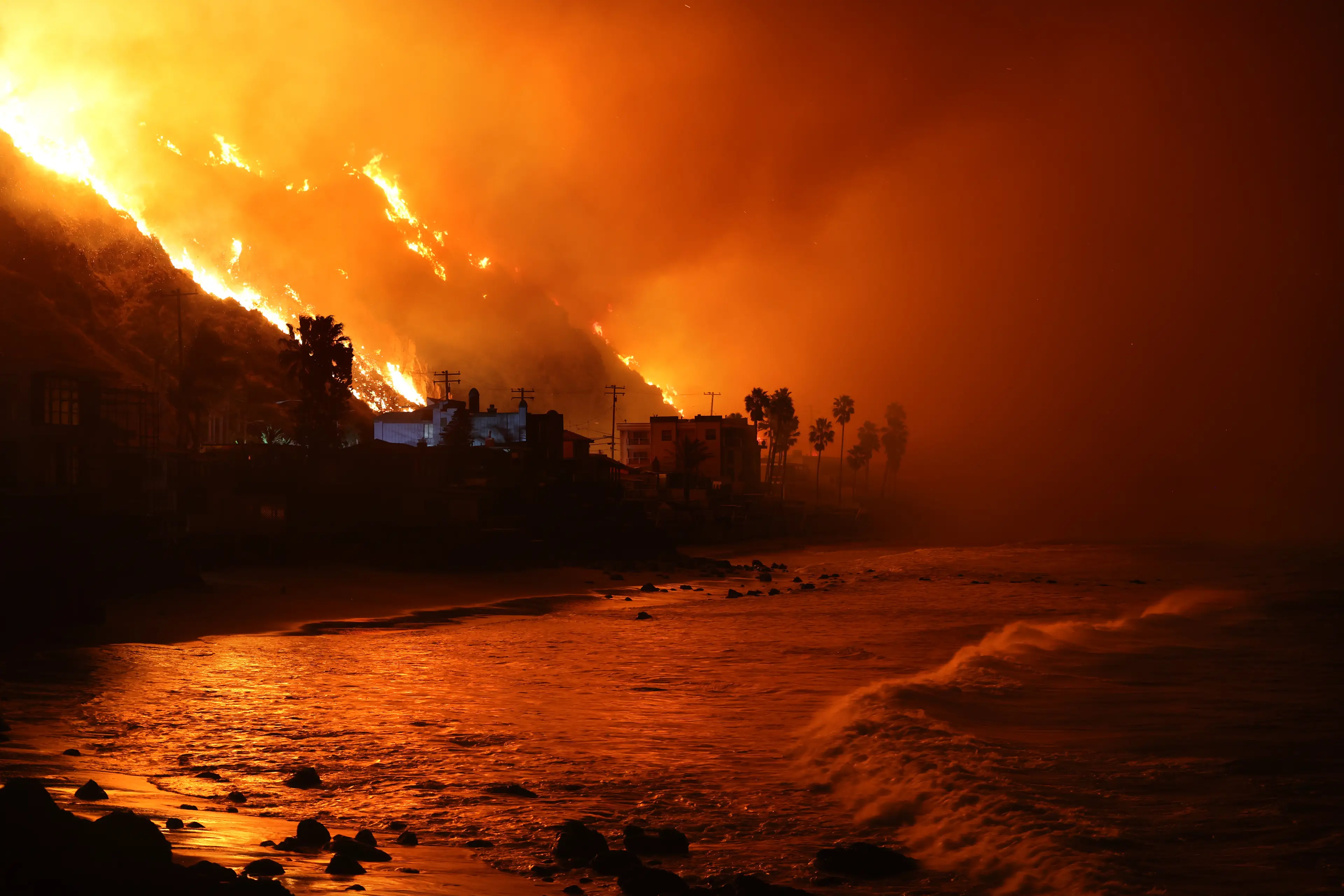 Wildfires have swept through California (Wally Skalij/Los Angeles Times via Getty Images) 
