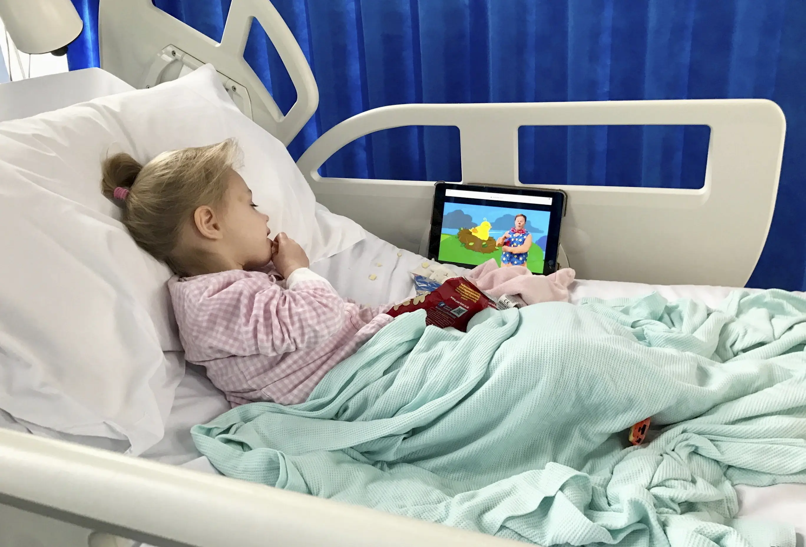 Her condition was a mystery until she was three (SWNS)