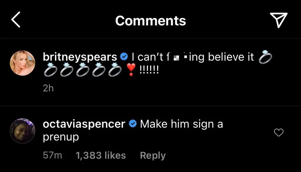 Octavia Spencer's comment has gone viral.