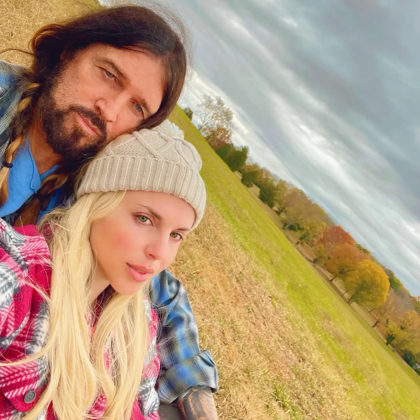 The two singers have been married for less than a year. (@billyraycyrus/Instagram)