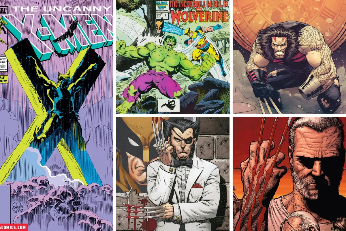 All the Wolverine variants. (Marvel Comics)