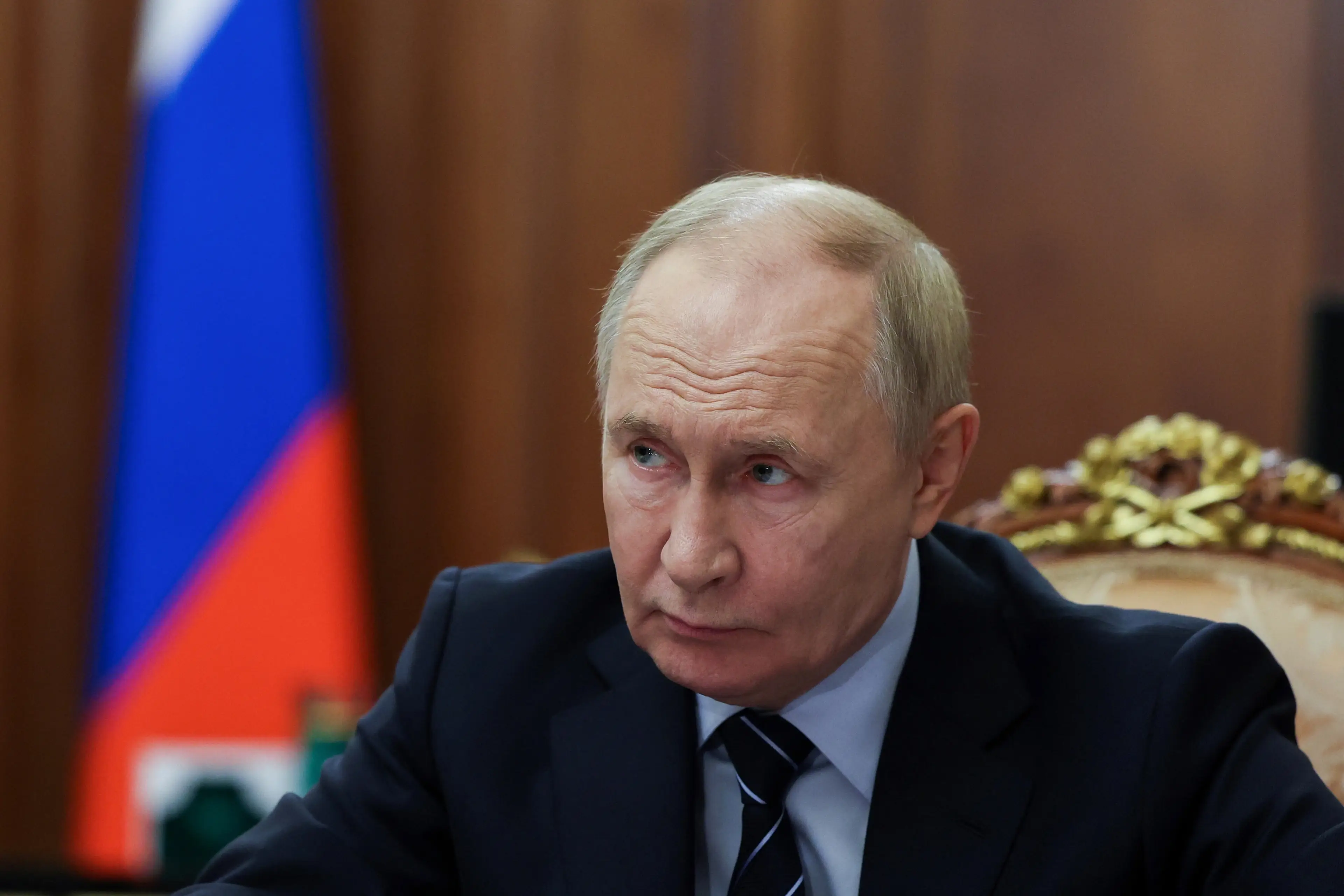 Putin and Russia has issued a brutal response (ALEXANDER KAZAKOV/POOL/AFP via Getty Images)