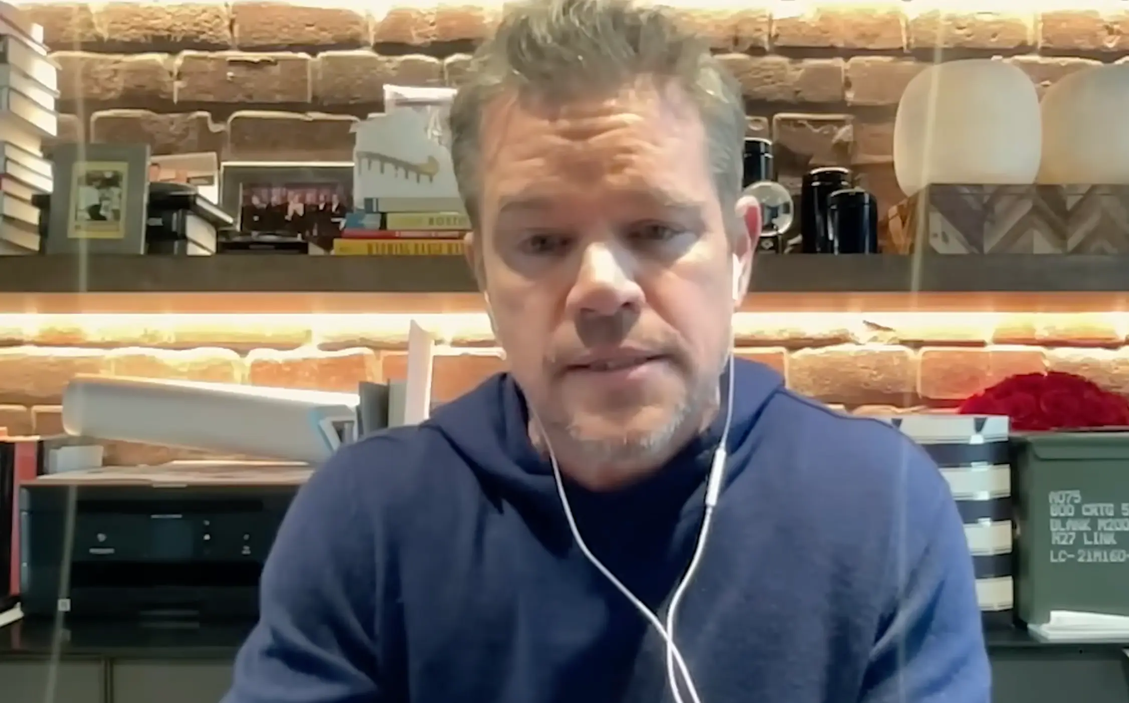 Damon explained he lost as much as 30 pounds for the role (New Heights/YouTube)