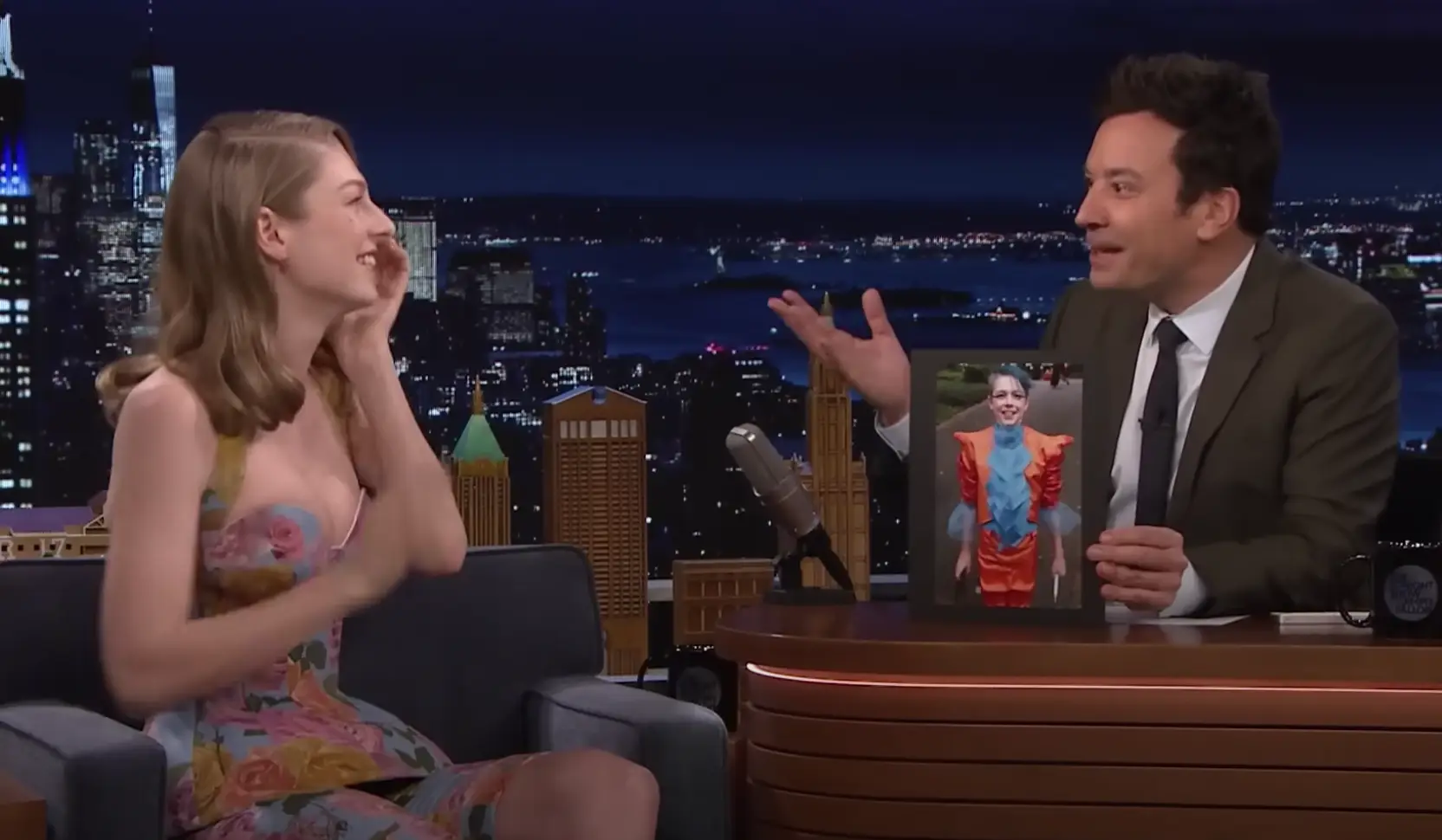 Schafer appeared on Fallon's talk-show.