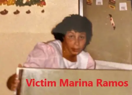 Marina Ramos was murdered shortly after witnesses spotted her dropping her children in a restroom accompanied by 'two hispanic males' (Mohave County Sheriff's Department)