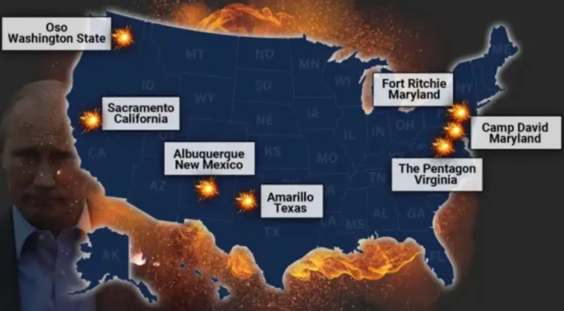 A number of important military targets for Russian nuclear strikes could devastate the US (Metro)