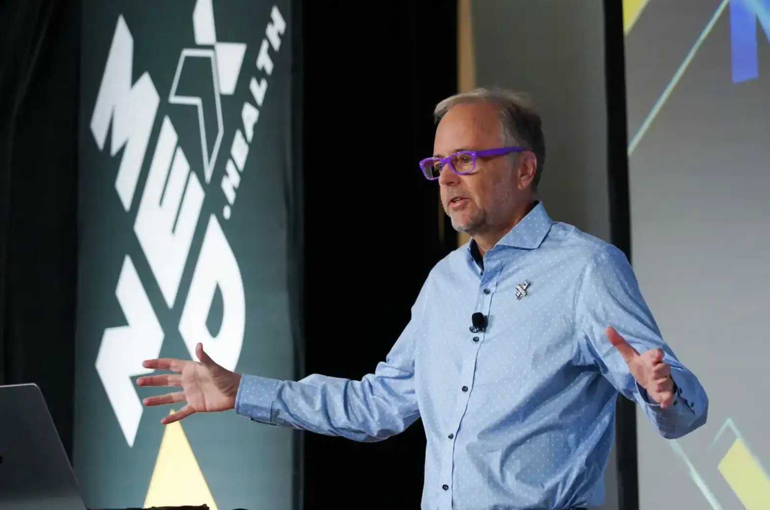 The entrepreneur has previously said AI 'saved his life' (Supplied)