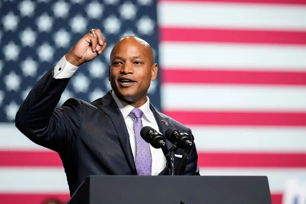 Governor Wes Moore has hit back at claims made by Donald Trump (Drew Angerer/Getty Images)