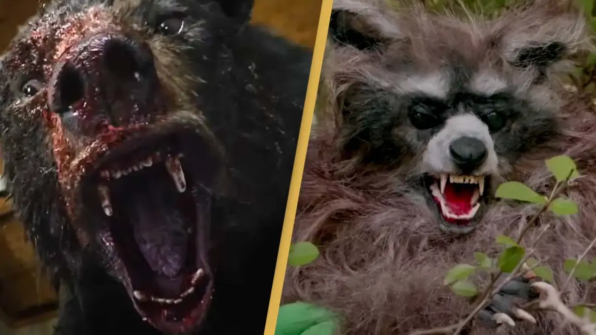 Cocaine Bear fans react to new horror film Crackcoon after gruesome trailer drops