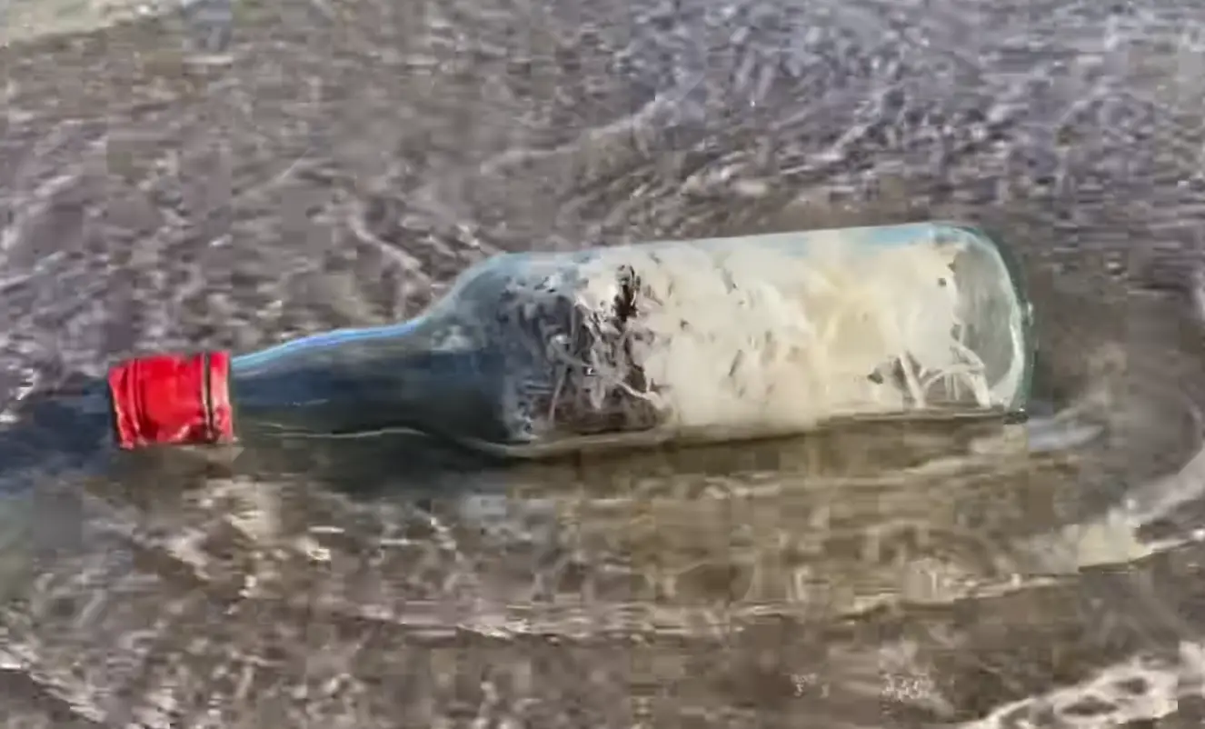 The bottles are intended to thwart evil spells.