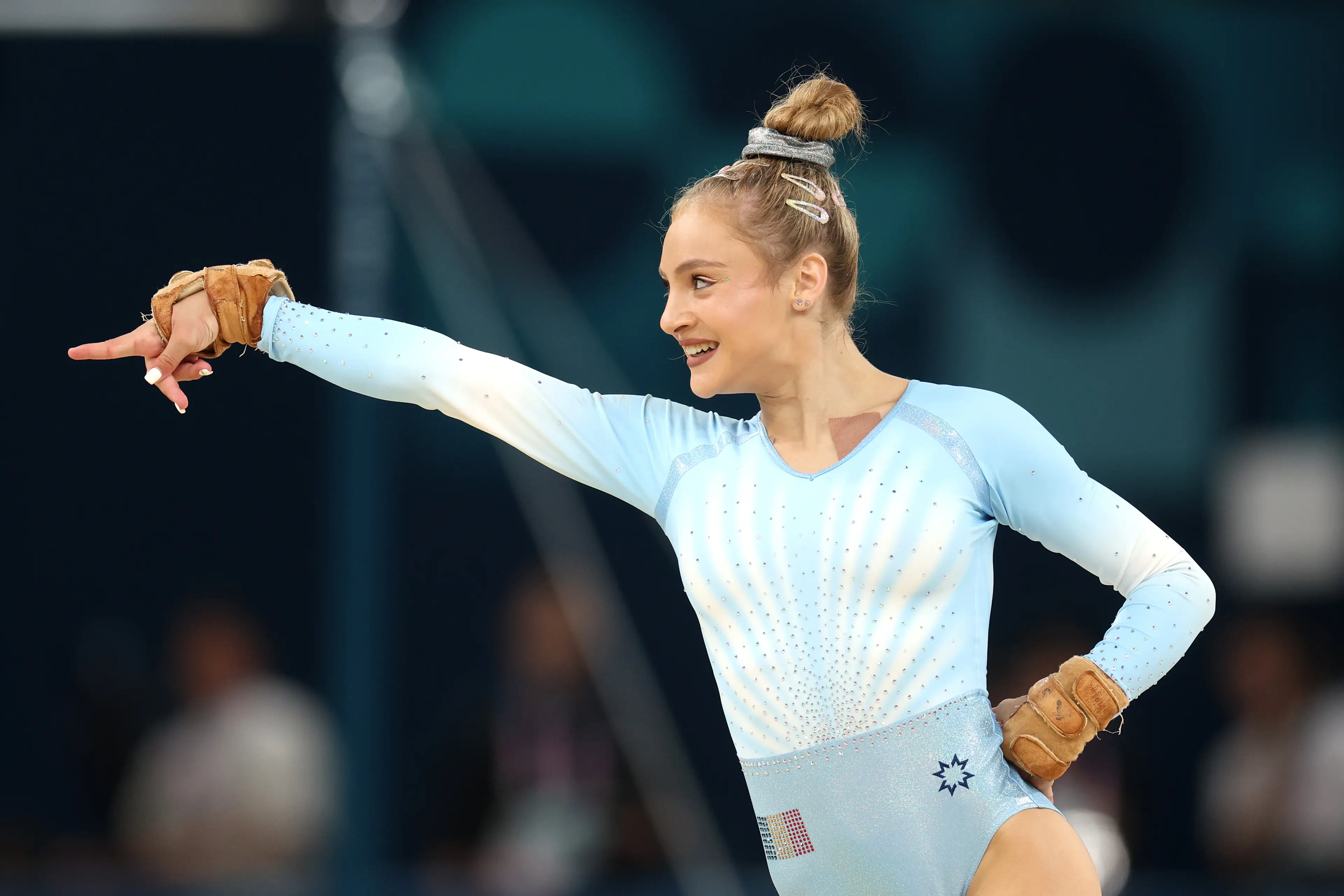 The Romanian Olympic Committee is contesting Voinea's scoring. (Jamie Squire/Getty Images)