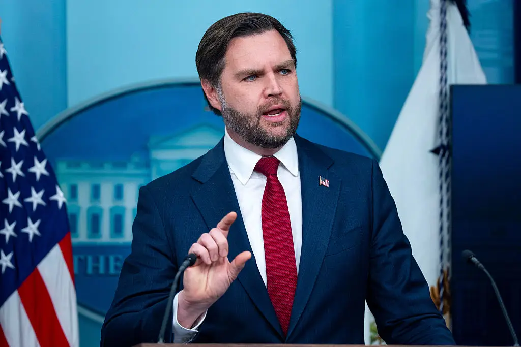 The Vice President says Europe should take Trump seriously (Bonnie Cash/UPI/Bloomberg via Getty Images)