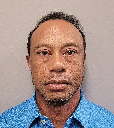 The golfer was arrested in March after overturning his car on a two-lane road. (Martin County Sheriff's Office via Getty Images)