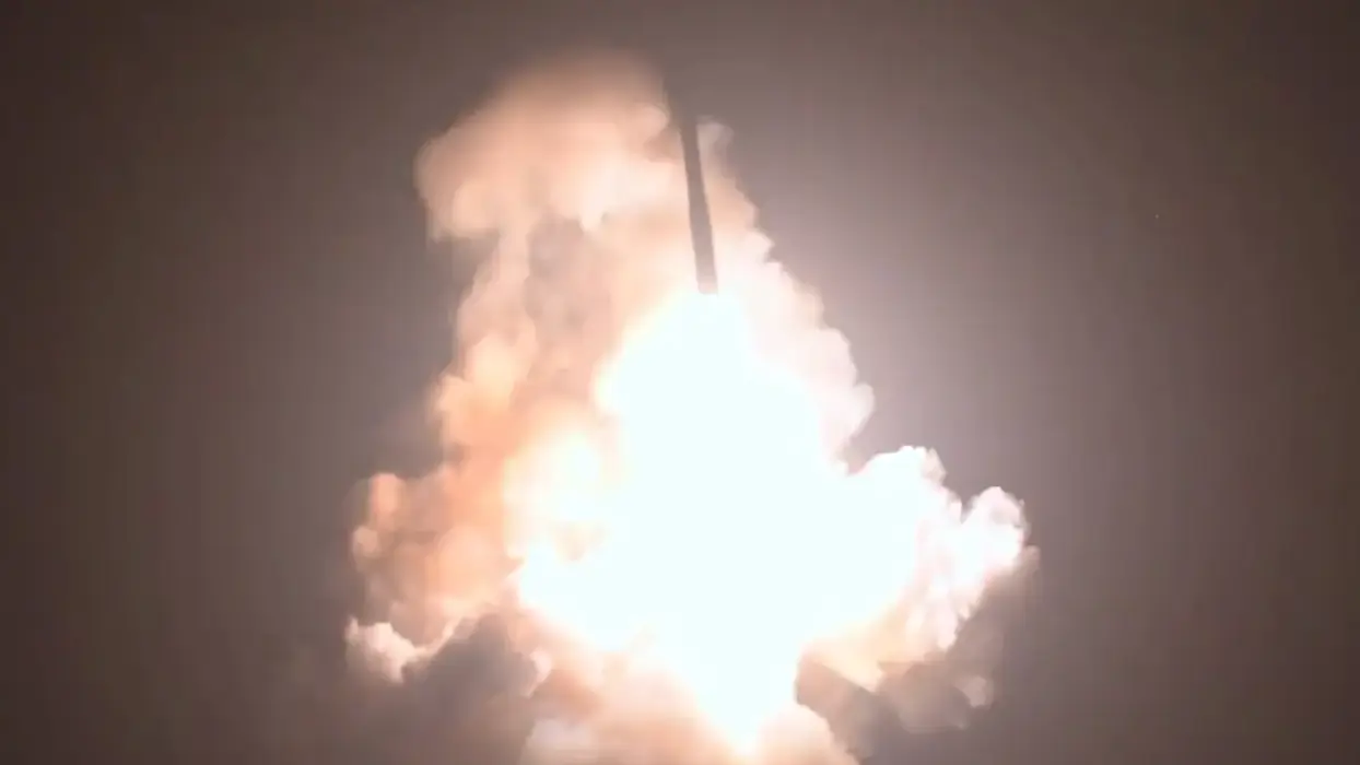 The US Air Force launched the mission as part of a test (Twitter/@sentdefender)