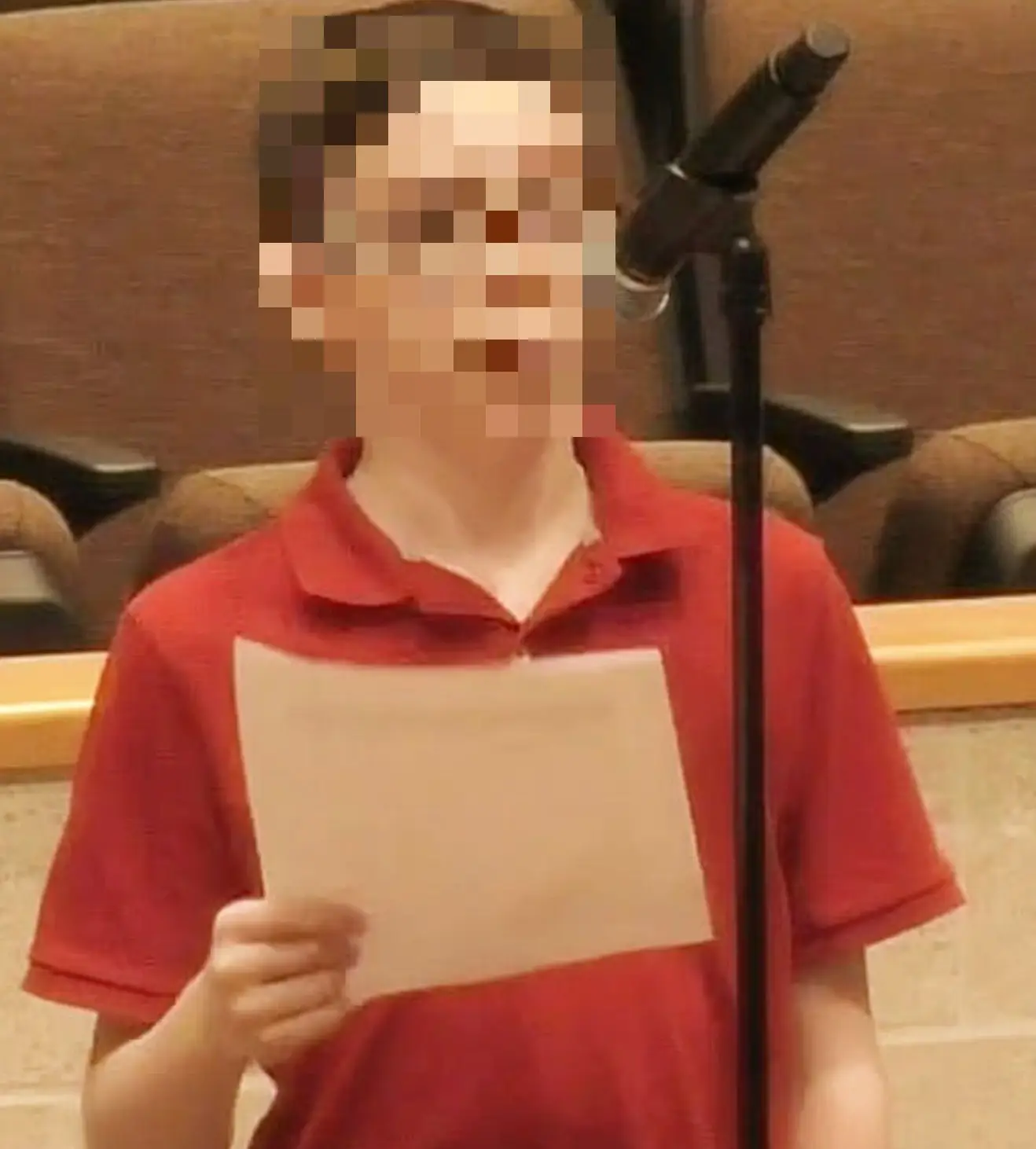 Liam Morrison was allegedly kicked out of class for wearing a t-shirt that said there were only two genders.