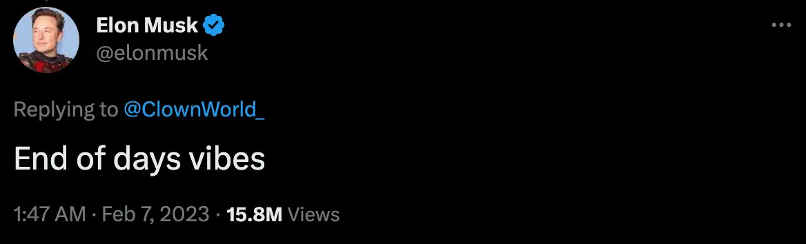 Elon's not a fan, then.