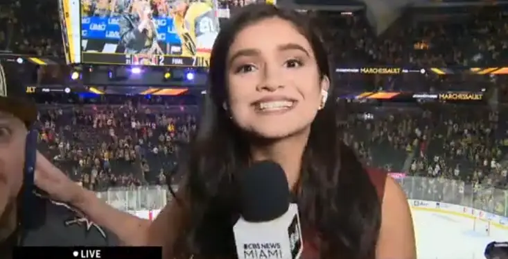 Samantha Rivera swiftly shoved a fan out of shot.