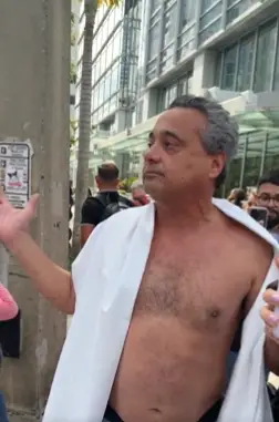 Mark Cerezin was left unhurt.