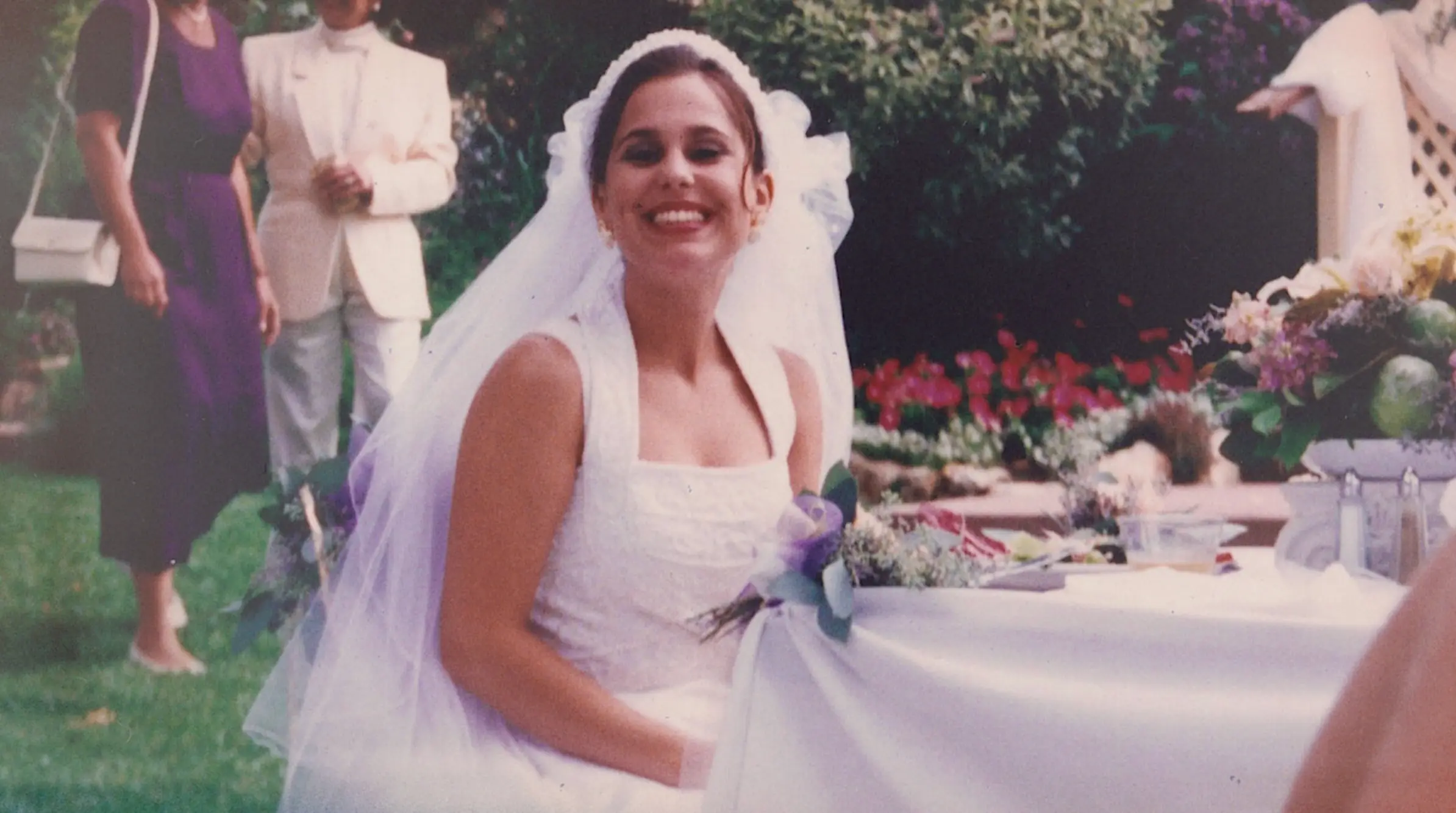 Laci Peterson was eight months pregnant at the time of her death (Netflix)