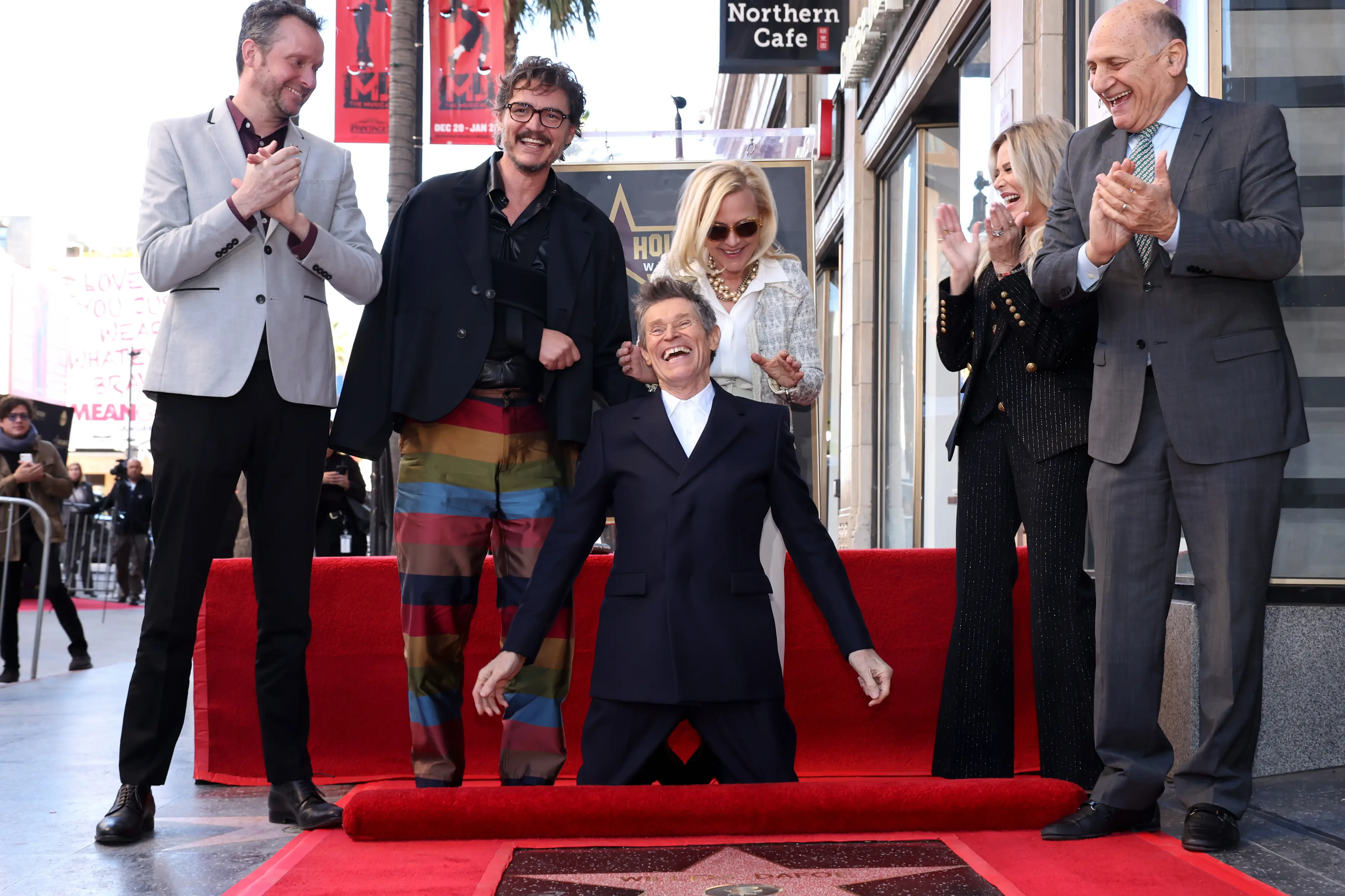 Willem Dafoe was overjoyed by his achievement.