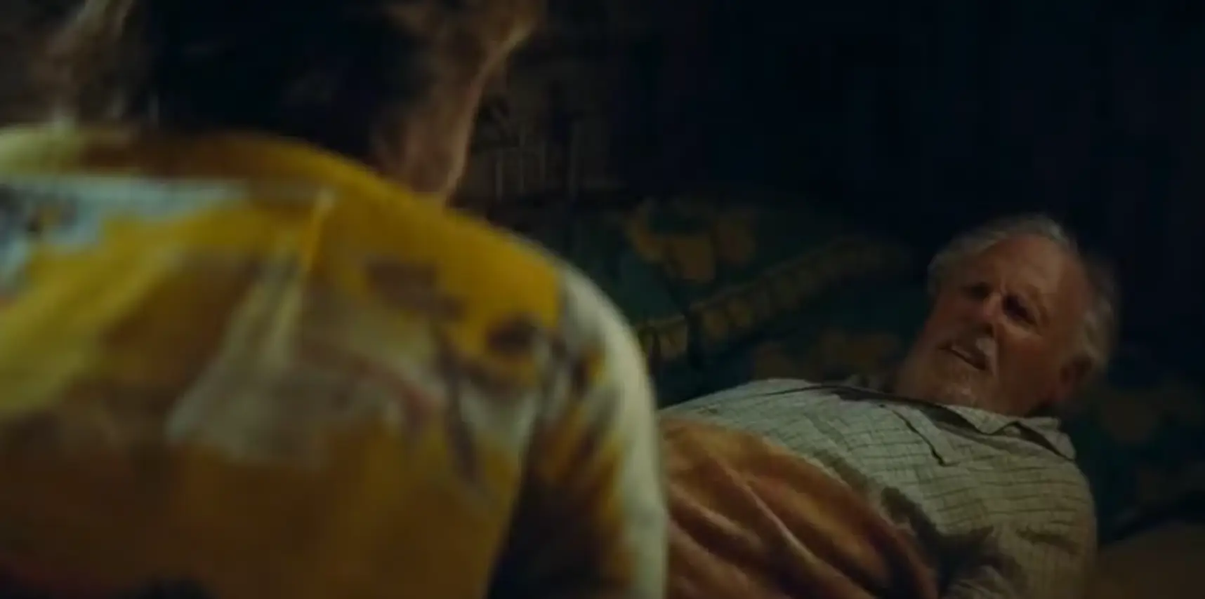 Bruce Dern had a scene with Pitt in Once Upon a Time in Hollywood (Sony Pictures)
