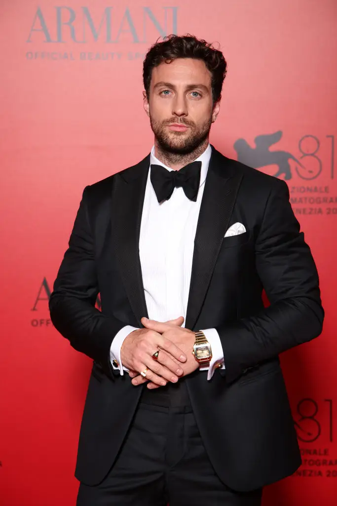 Aaron Taylor-Johnson topped the list as the most handsome man on the planet (Daniele Venturelli/Getty Images for Armani Beauty)