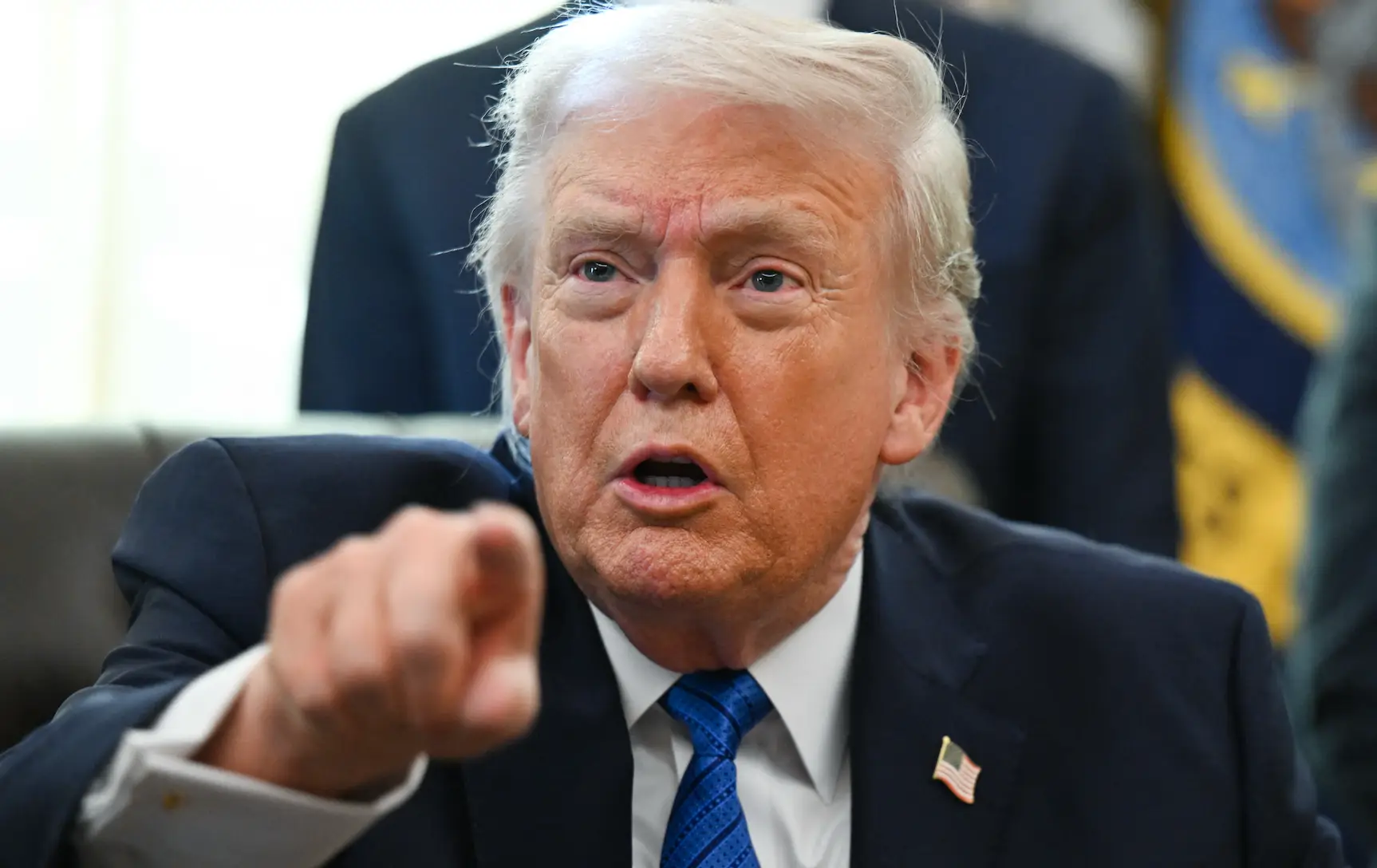 Noah's joke didn't land too well with Donald Trump (ANNABELLE GORDON / AFP via Getty Images)