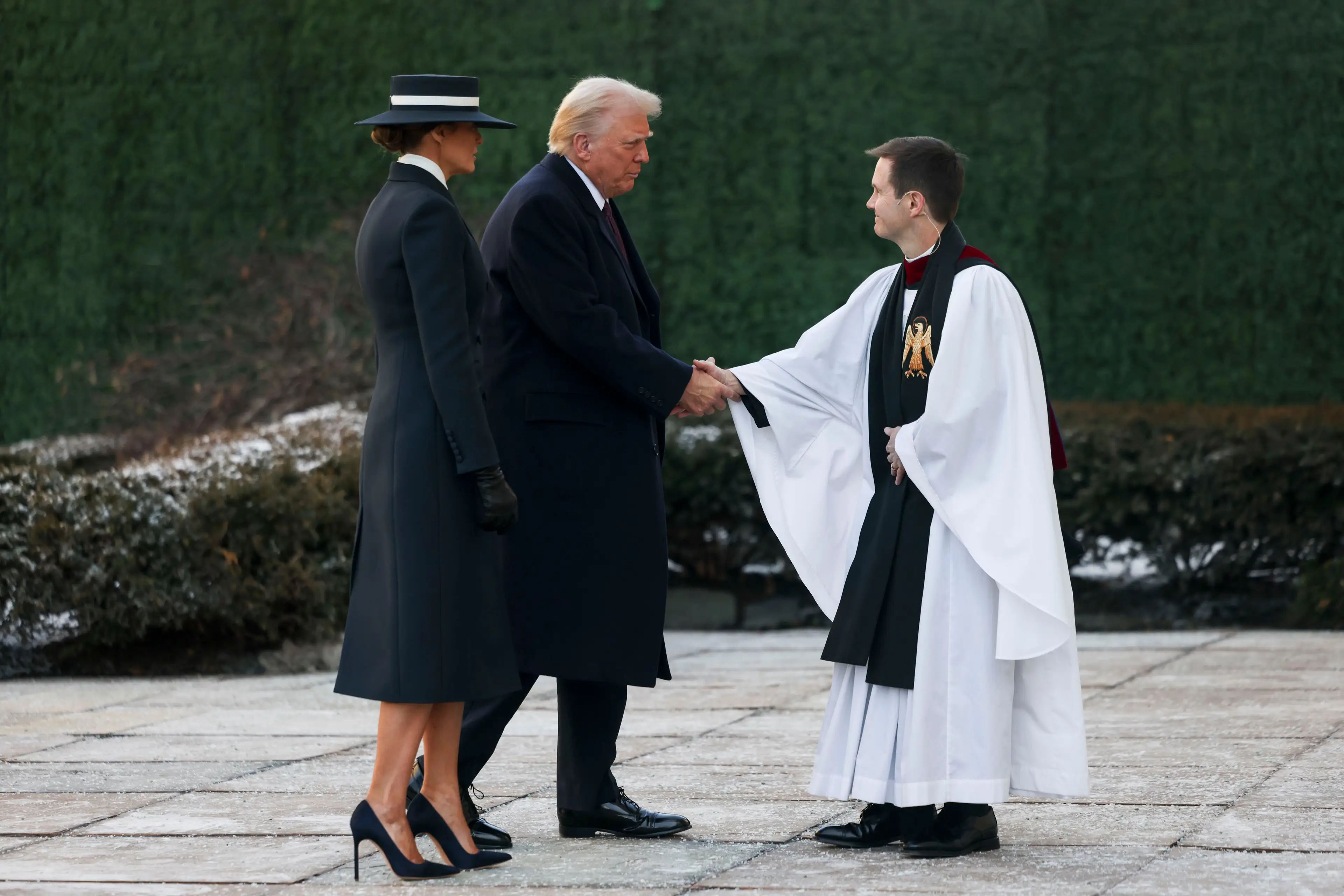 James believes Trump was making a 'silent statement' (Tierney L. Cross/Bloomberg via Getty Images)