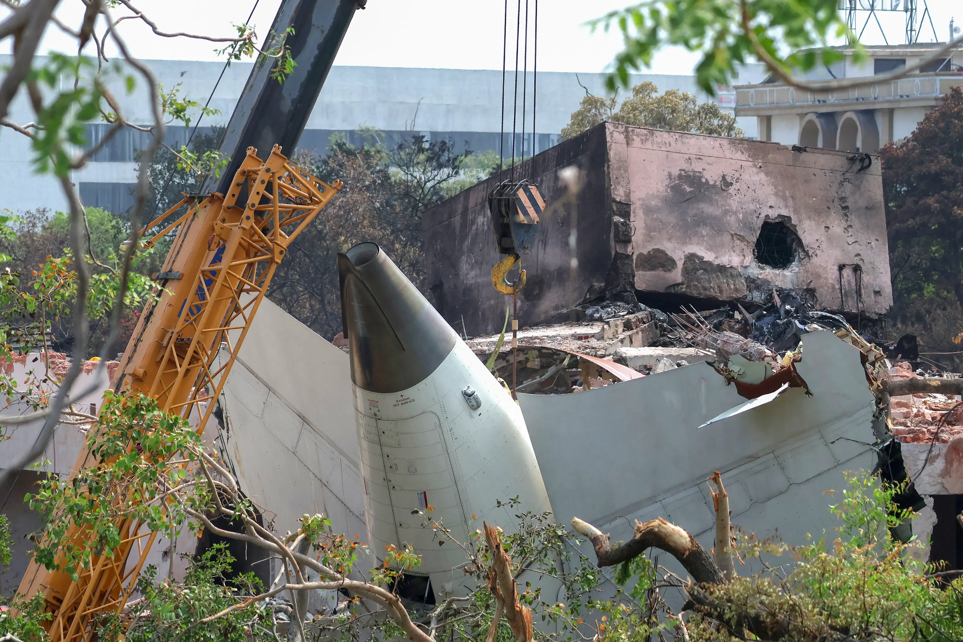 An investigation has been launched into the crash (BASIT ZARGAR/Middle east images/AFP via Getty Images)