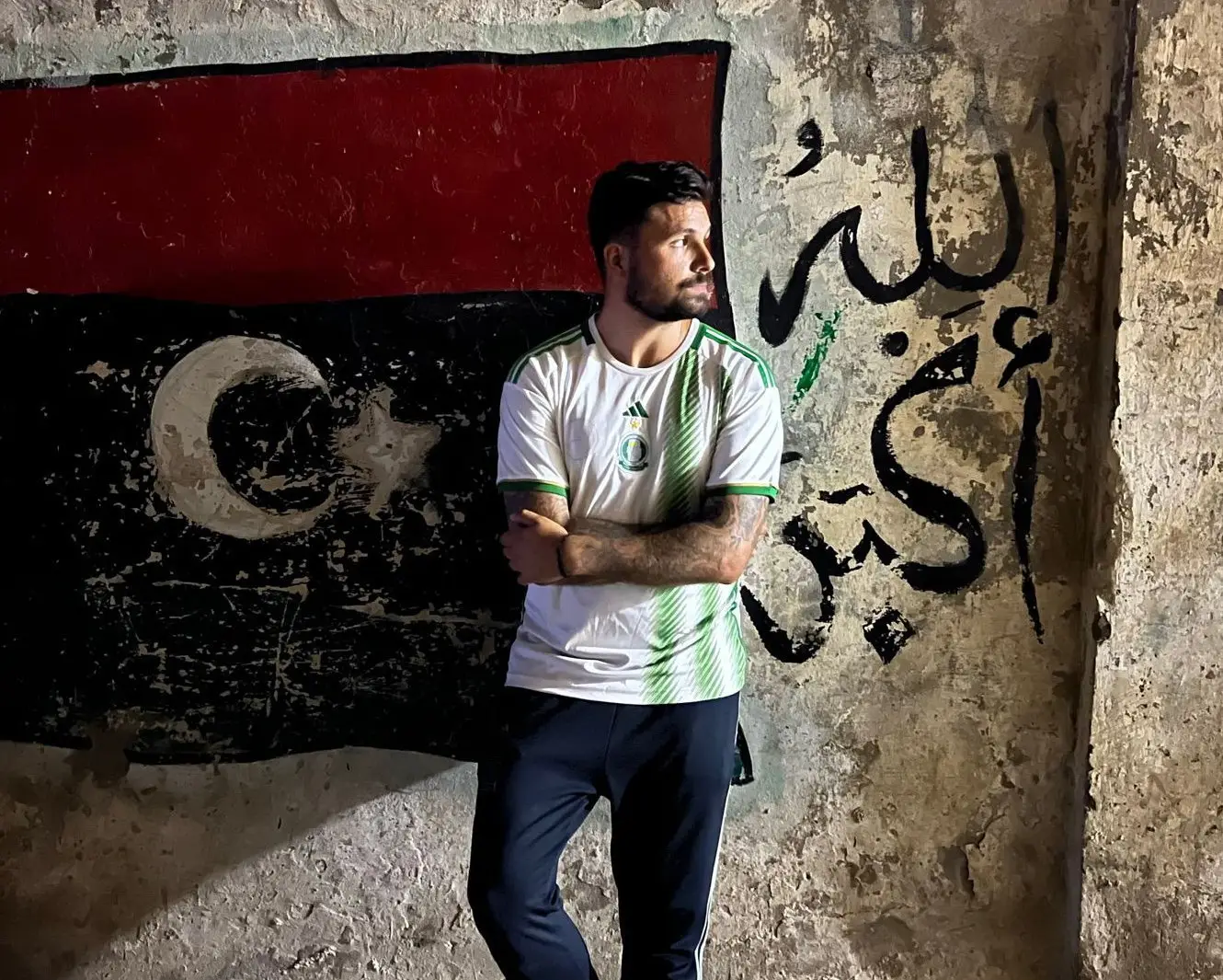 Pinto went from hitchhiking around Libya to being held at gunpoint (SWNS)