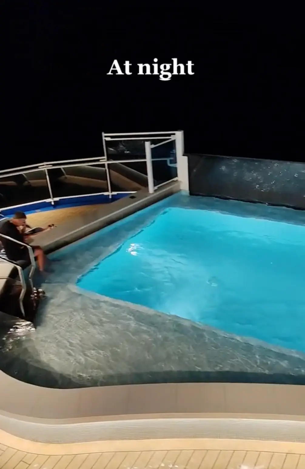 Things get very dark at night.