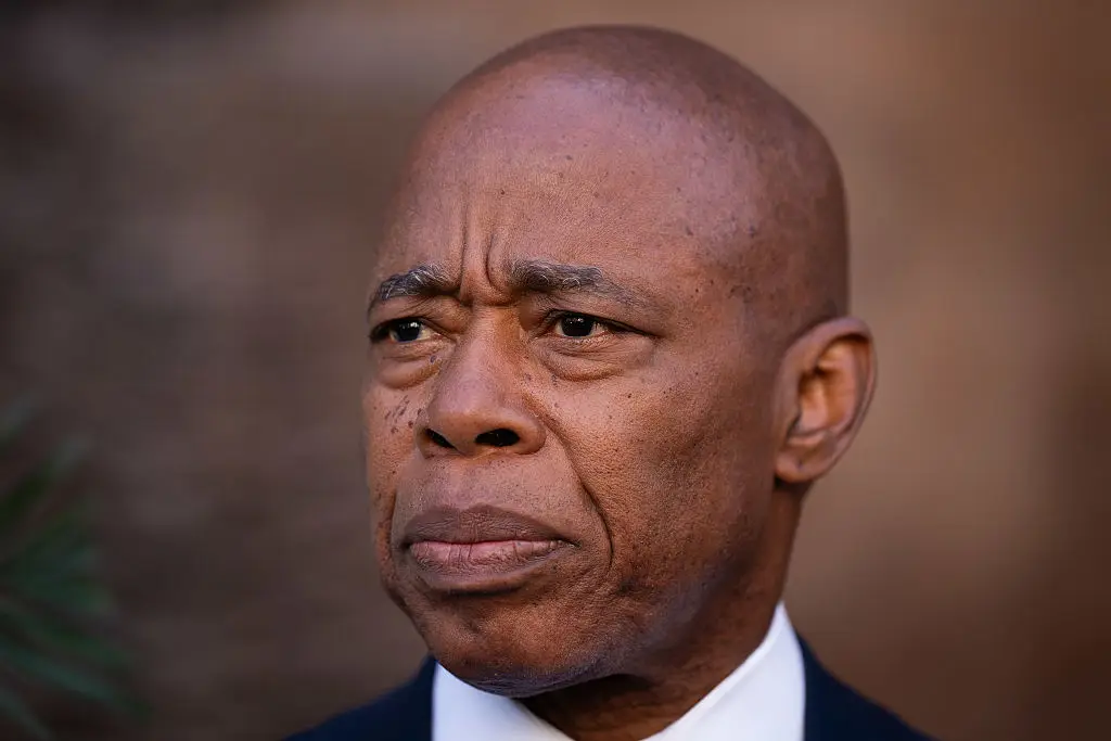 New York mayor Eric Adams previously issued a warning about subway surfing (Adam Gray/Getty Images)