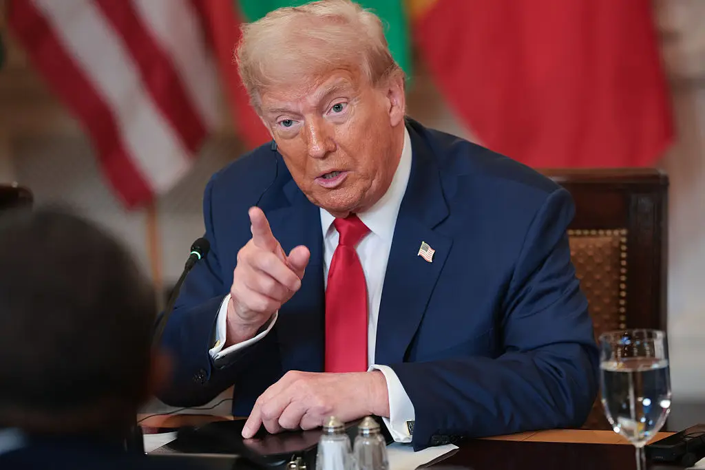 Donald Trump accused Joe Biden of not knowing about his own pardons, and using autopen to sign off on the orders (Win McNamee/Getty Images)