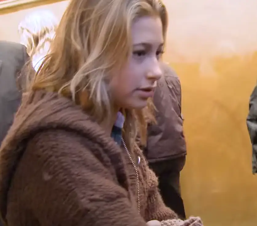 Hailey attended the Today show recording with her dad, Stephen Baldwin (YouTube/ Augustus Films LLC)